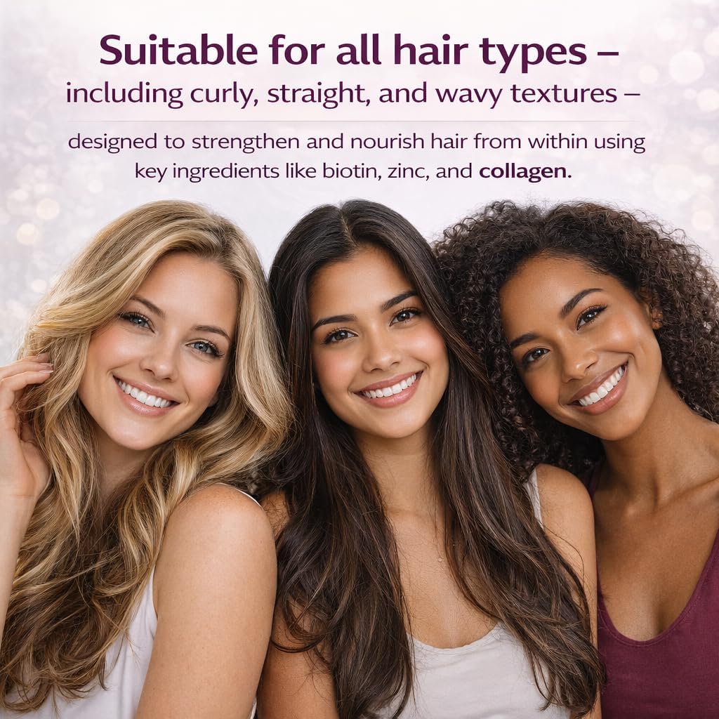 Grab The Gold Hair, Skin & Nails Gummies for Women – with Biotin, Collagen & 10 Essential Nutrients - görsel 5