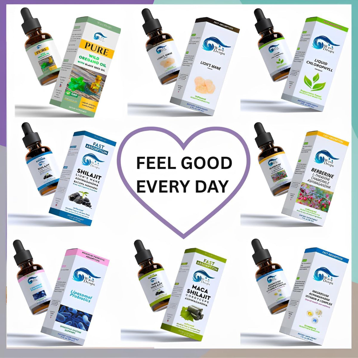 Wave Drops Vitamin D3 & K2 with MCT Oil & Omega 3 - Liquid Drops, Non-GMO, 60 ml - görsel 6