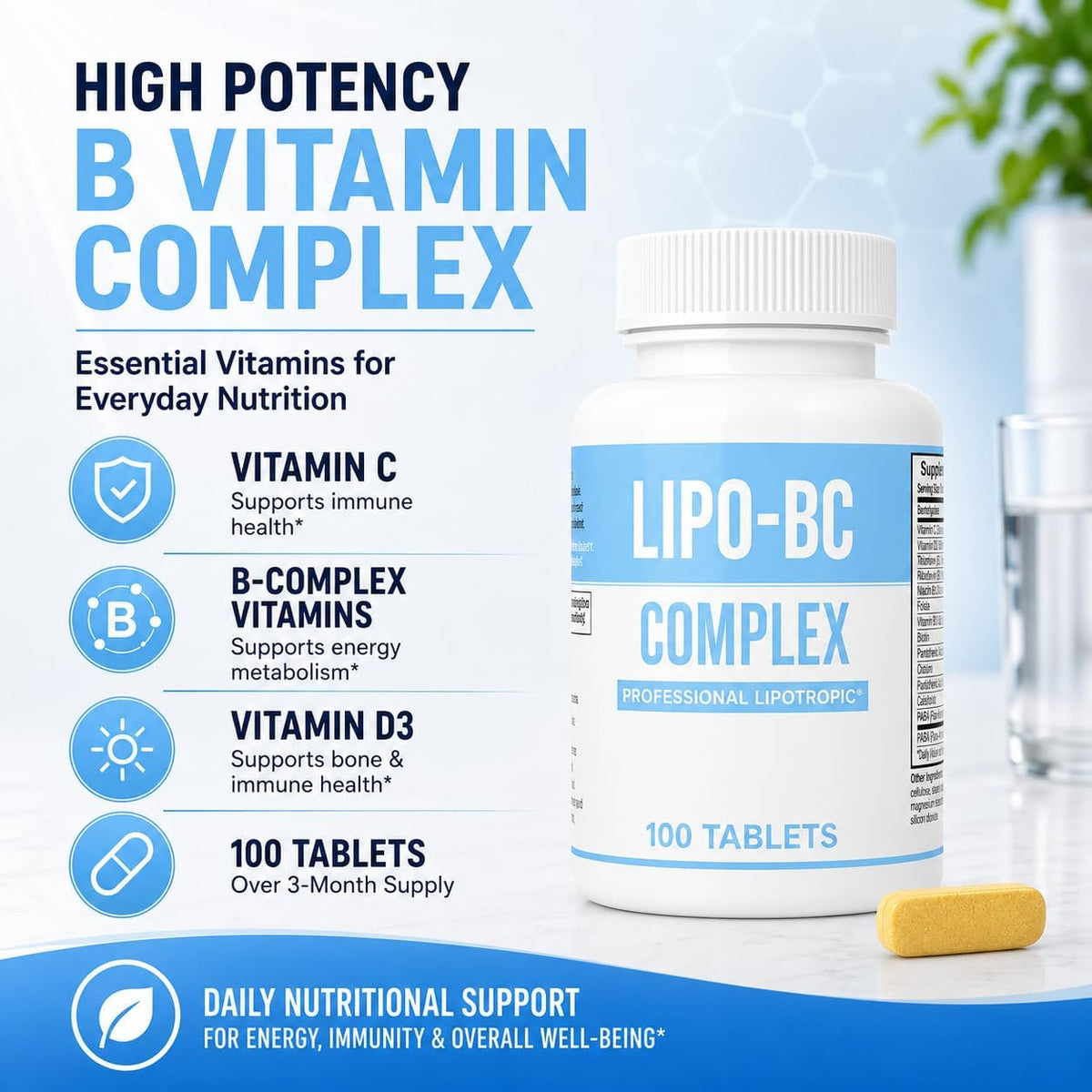 Lipo BC Complex, 200 Tablets (2-Pack) - görsel 2