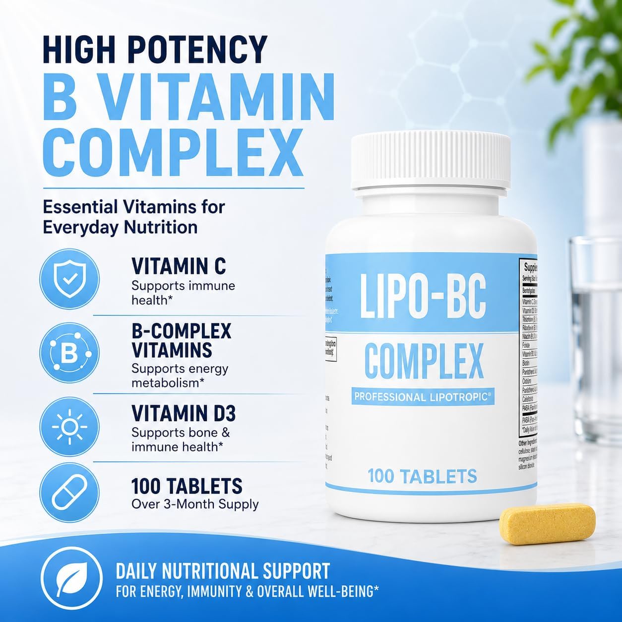 Lipo BC Complex, 200 Tablets (2-Pack) - görsel 2