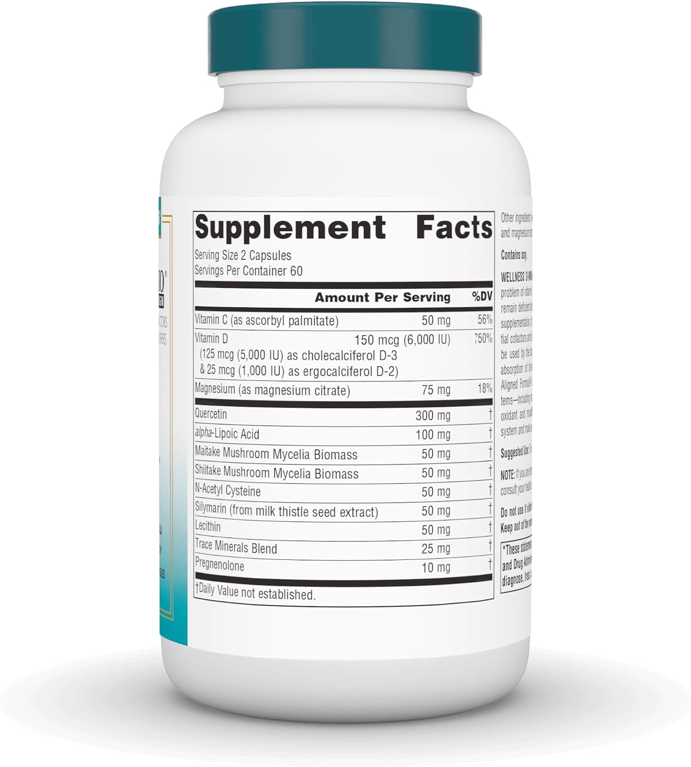 Source Naturals Wellness D-mmunity - Vitamin D3 & D2 Immune Formula, 120 Vegetarian Capsules - görsel 2