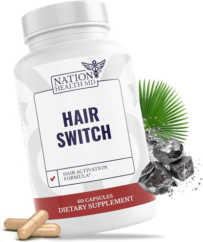 Hair Switch Hair Growth Supplement - Thicker, Fuller Hair Vitamins for Men and Women