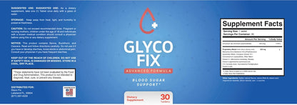 Glyco Fix Capsules - GlycoFix Advanced Supplement, All-Natural Formula to Maintain Healthy Levels, Maximum Strength Daily Formula, Glyco Fix Capsules Reviews, 1 Pack (5)