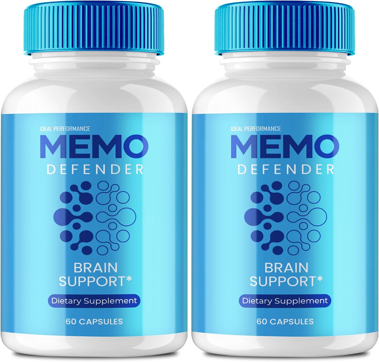 Memo Defender Brain and Memory Support Capsules – Advanced Nootropic Formula (2 Pack) - görsel 1