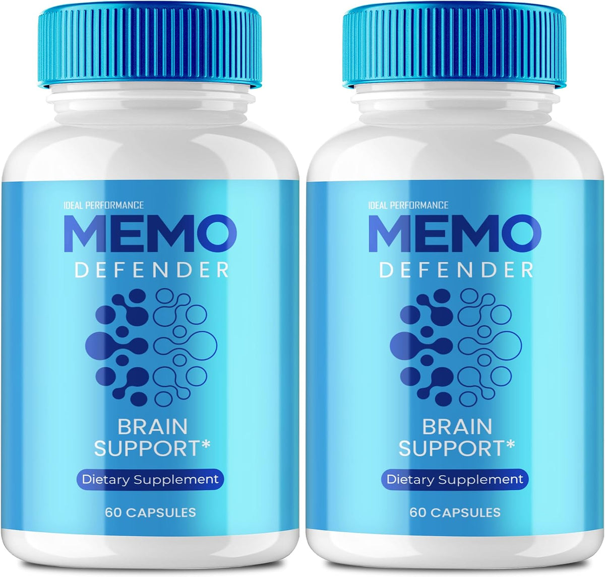Memo Defender Brain and Memory Support Capsules – Advanced Nootropic Formula (2 Pack) - görsel 1