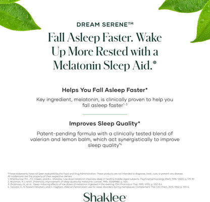 Shaklee Dream Serene Melatonin Sleep Aid