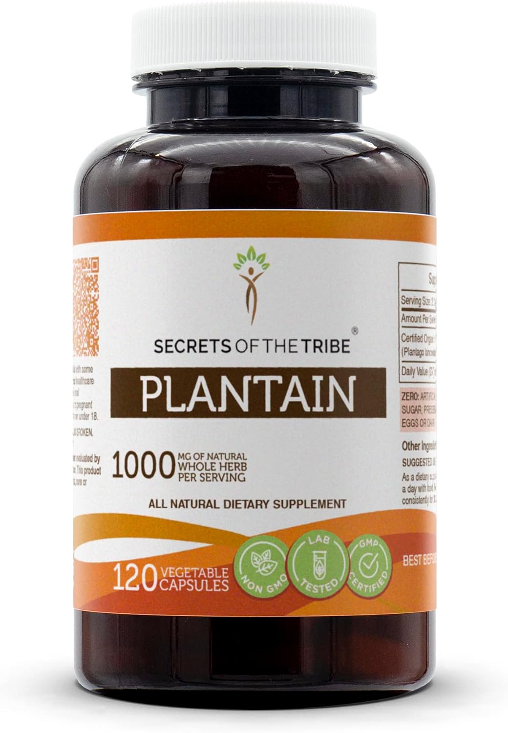 Secrets of the Tribe Plantain - 1000 mg, 60 Capsules - görsel 5