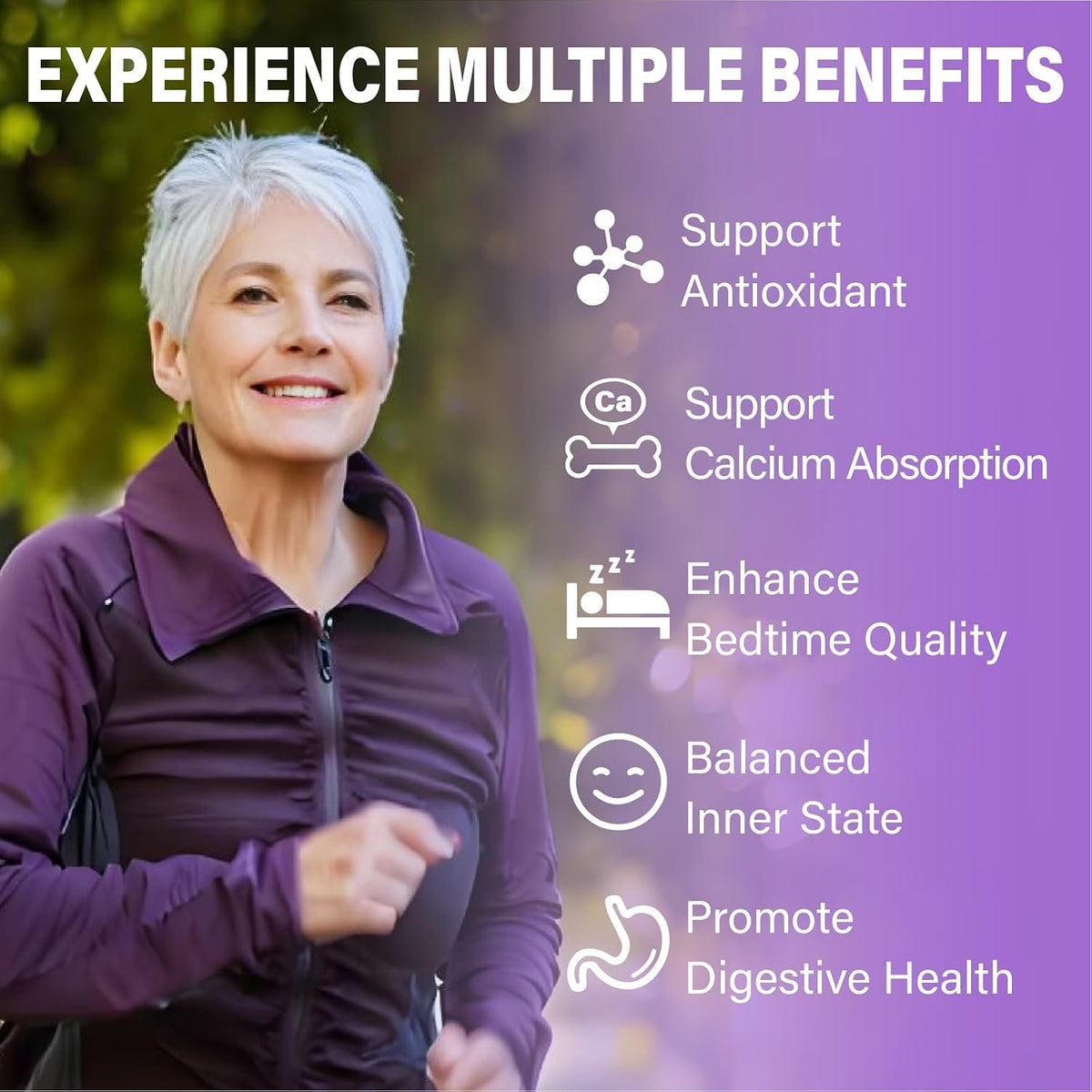 Women's Multivitamin Gummy for Age 50 and Over – Chewable Multi Vitamin with A, C, D3, E, K2 and B Complex - görsel 5