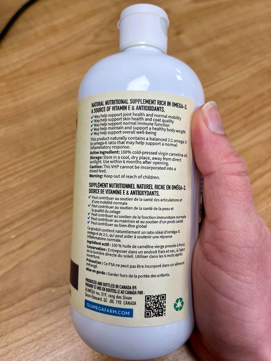 Camelina Oil for Dogs & Cats, 500mL - görsel 2