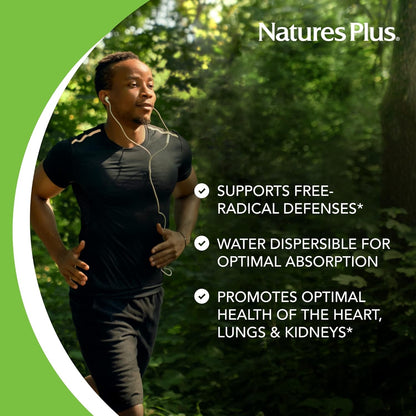 NaturesPlus Vitamin A 10,000 IU – Water-Dispersible Tablets for Vision, Skin and Immune Health