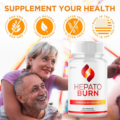 Hepato Burn Capsules – All-Natural Energy and Fitness Supplement (3 Pack)