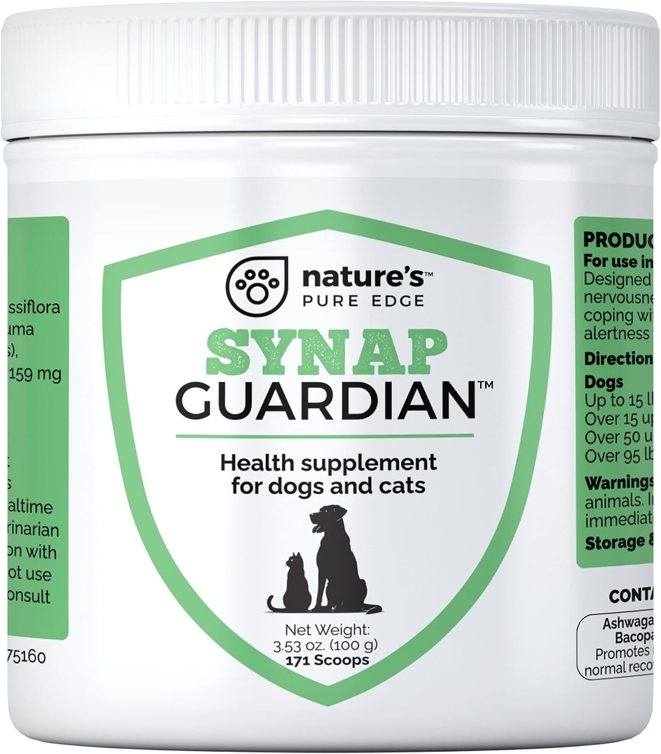 Synap Guardian - Nervous System Support & Calming Care for Dogs (100g) - görsel 1