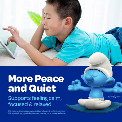 Smurfs Kids Calm Gummies | Calming Gummies with Lemon Balm & L-Theanine | Doctor Formulated | 20 Servings