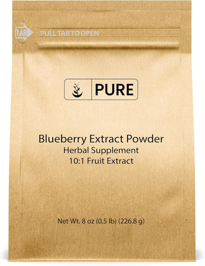 PURE ORIGINAL INGREDIENTS Blueberry Extract (227g) - Non-GMO, Gluten-Free, No Fillers or Additives