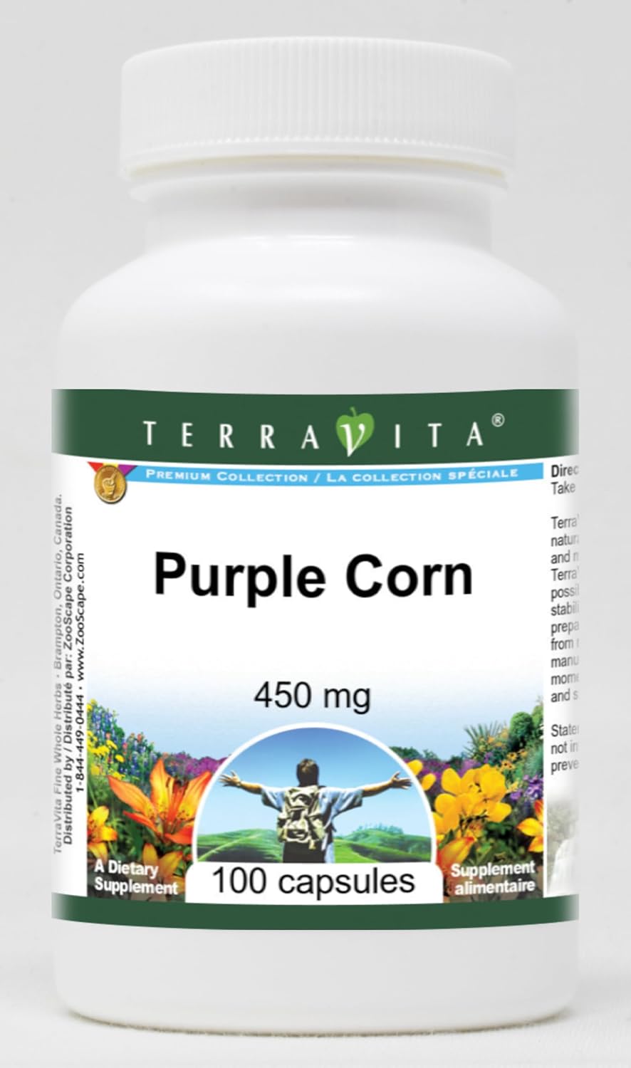 Purple Corn - 450 mg (100 Capsules) - 3 Pack - görsel 1