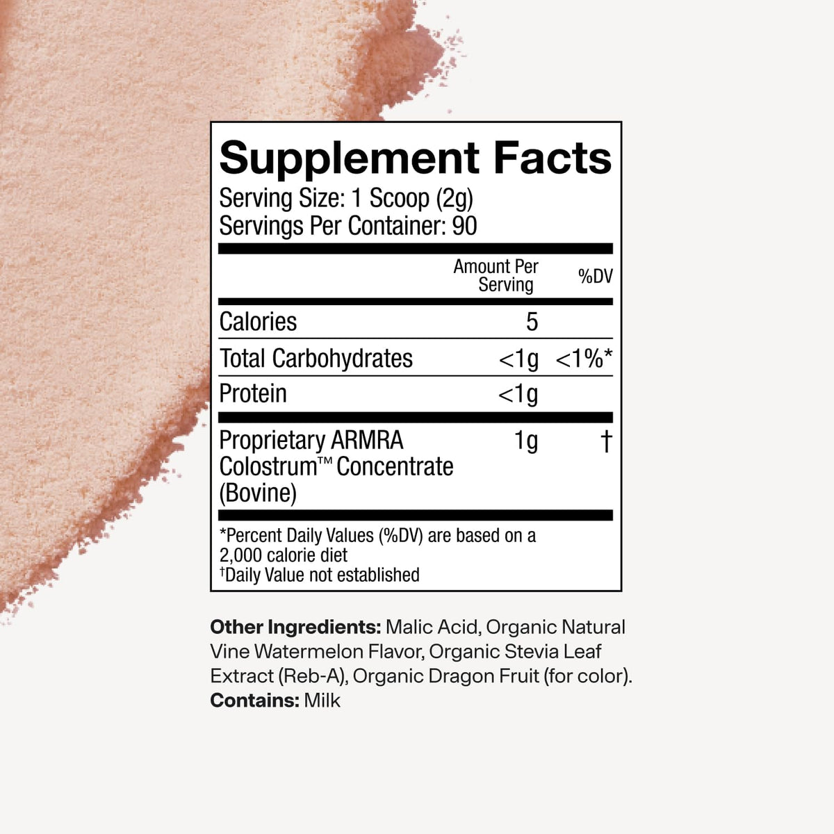 ARMRA Colostrum Powder, Vine Watermelon – 90 Servings - görsel 8