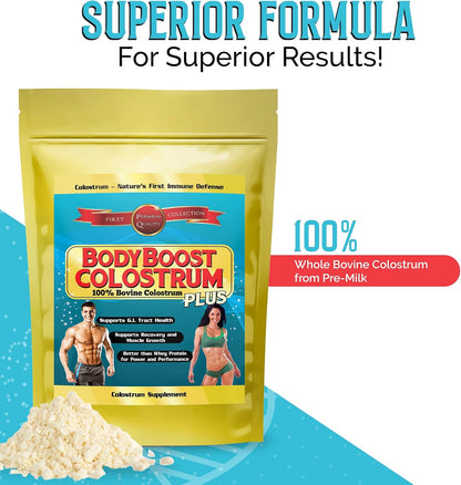 BodyBoost Colostrum Whole - 100% Bovine Colostrum Powder, 1 kg