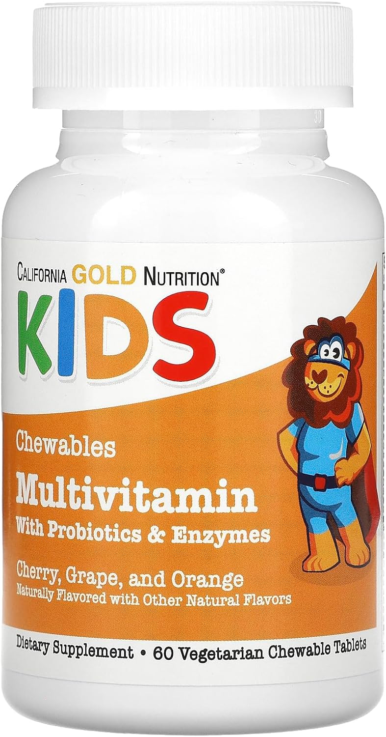 California Gold Nutrition Kids Multivitamin – Vitamins A and C: These antioxidants contribute to the normal – Image 1