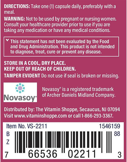 The Vitamin Shoppe Phytoestrogen Complex - One Day (60 Capsules)