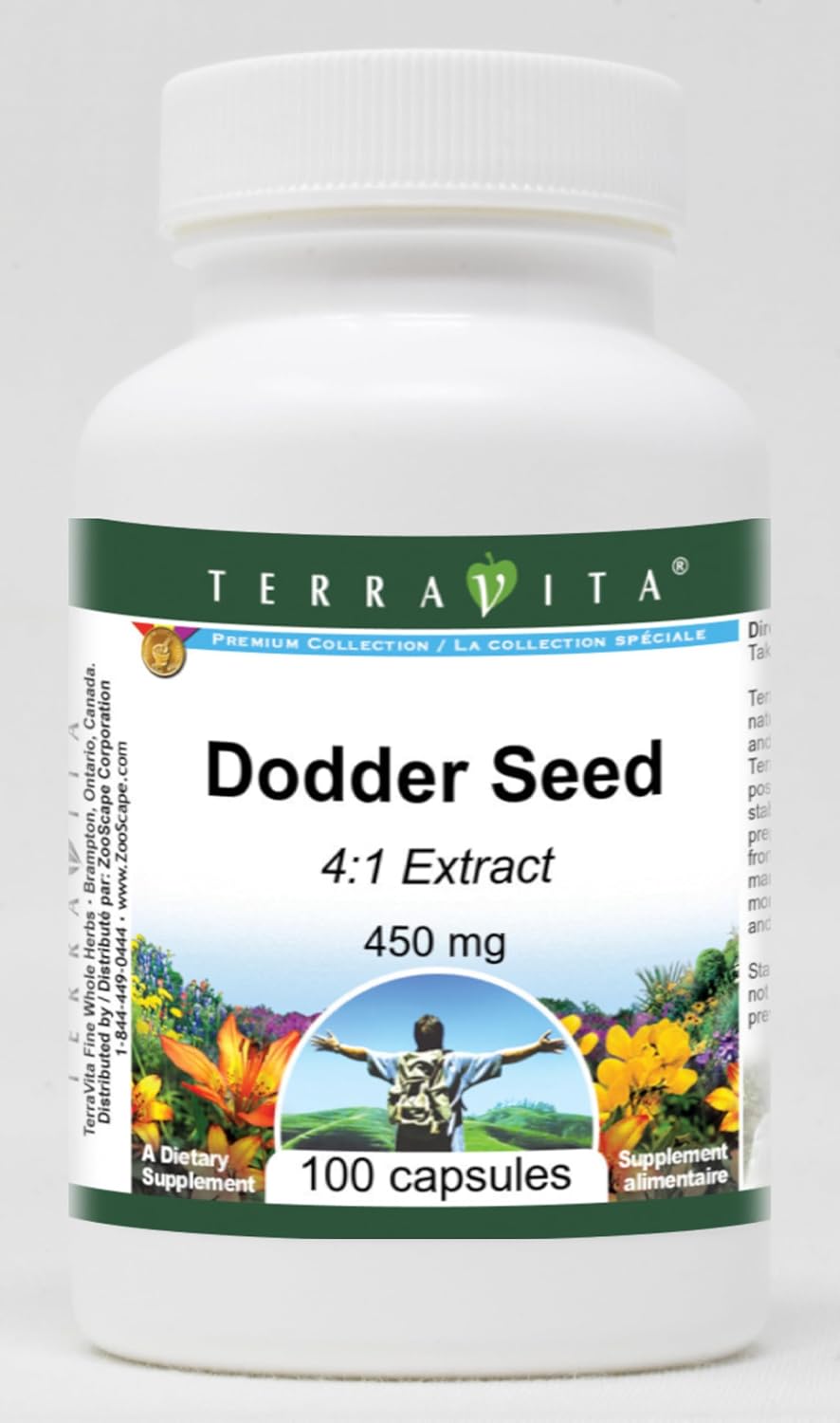 Dodder Seed 4:1 Extract – 450 mg, 100 Capsules - görsel 1