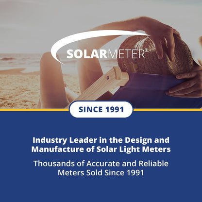 Solarmeter Model 6.4 UVB Metre – Digital UV Radiometer for Vitamin D Testing, 280-320 nm, 0-1999 IU/min