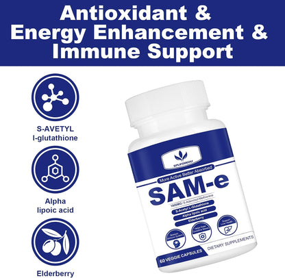 Spliferkou 1800 mg SAM-e (S-adenosyl-L-methionine) Complex, 60 Capsules