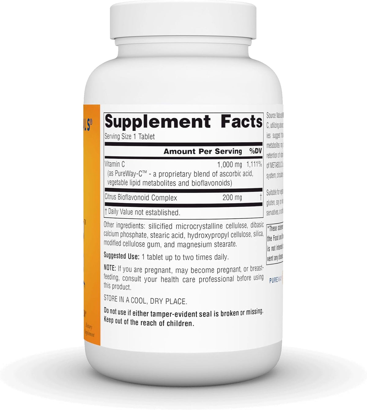 Source Naturals Metabolic C - Activated Vitamin C with PureWay-C - 1000 mg - 100 Tablets - görsel 3