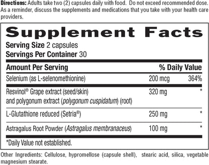 Country Life Ageless Theory Telomere Support – 60 Capsules – Vegan & Gluten-free Anti-Ageing Supplement