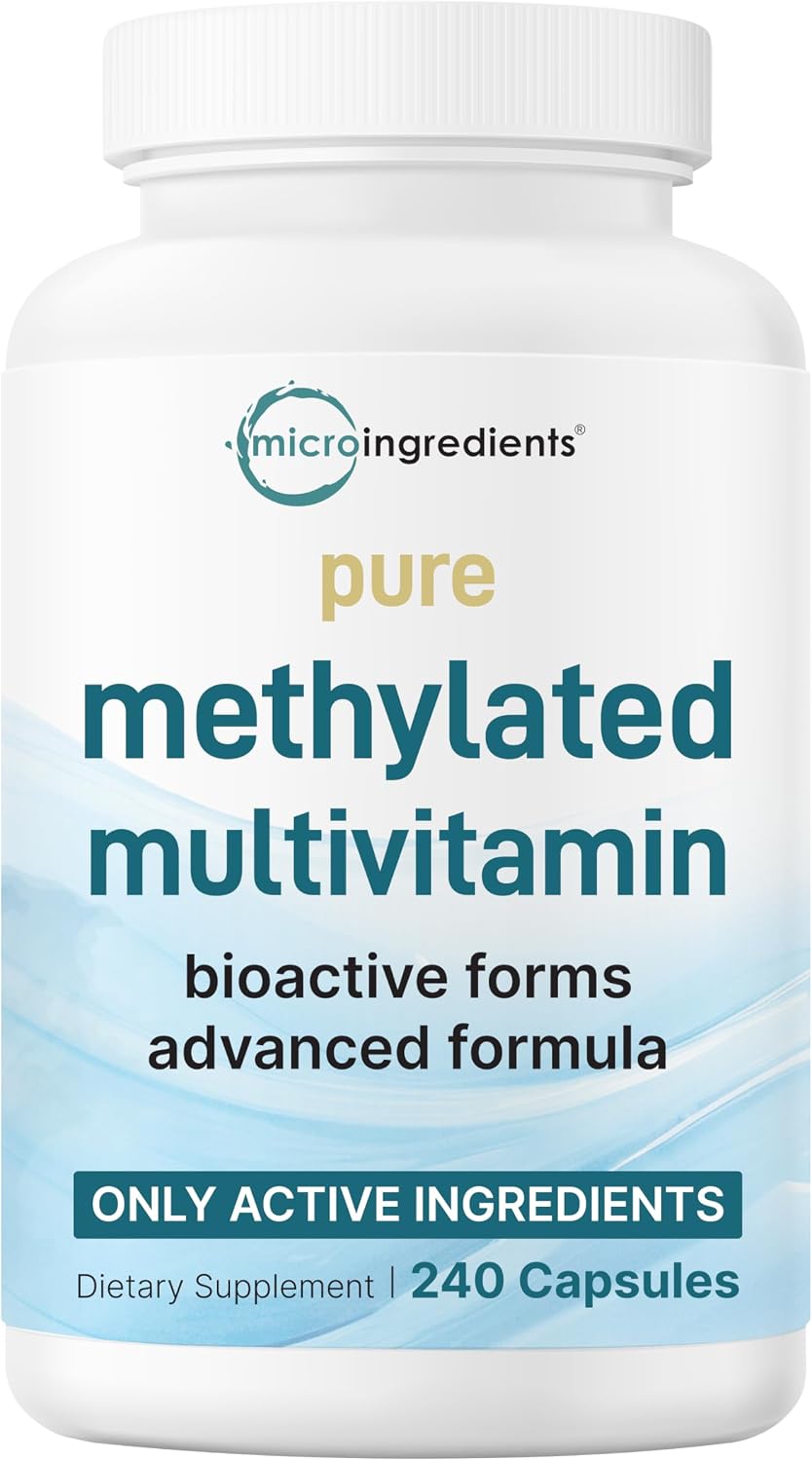 Micro Ingredients Pure Methylated Multivitamin – 240 Capsules - görsel 1