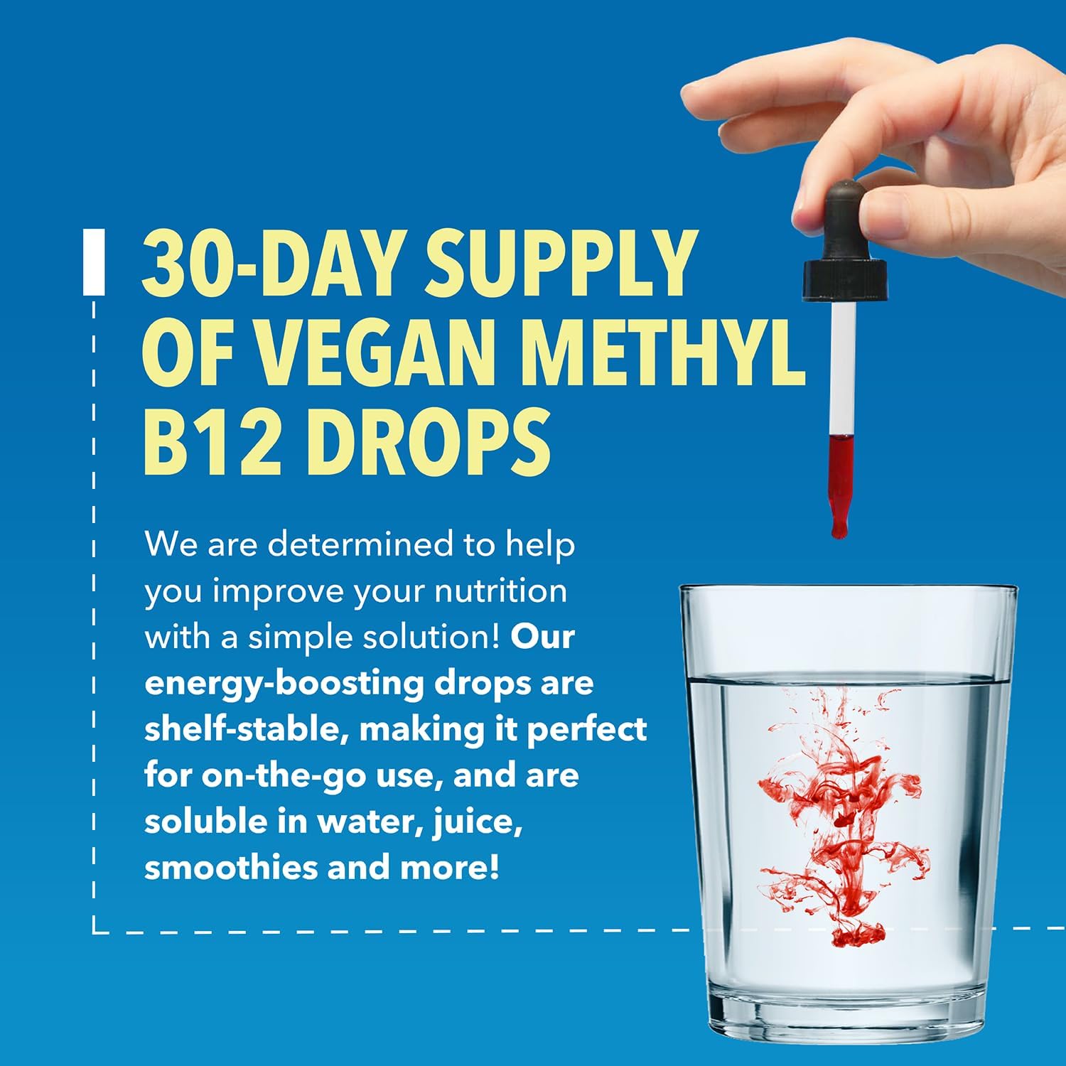 HAVASU NUTRITION USDA Organic Vitamin B12 Liquid Drops - Methylcobalamin, Strawberry, 30 ml (30 Servings) - görsel 6