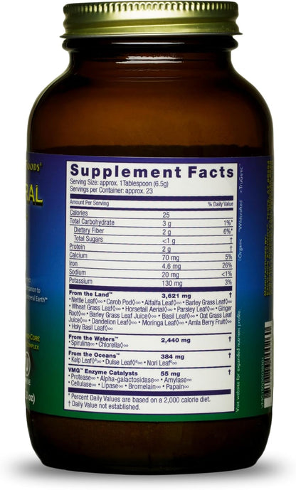 HealthForce Superfoods Vitamineral Green - Organic Superfood Powder for Immune and Thyroid Support, 150g
