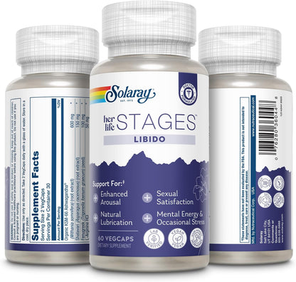SOLARAY Libido her Life Stages – Natural Lubrication & Desire Support – 60 VegCaps
