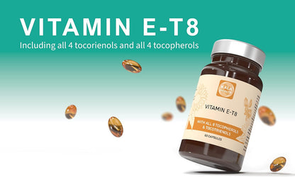 Procapsin Vitamin E – All 8 Tocopherols & Tocotrienols, 60 Softgels