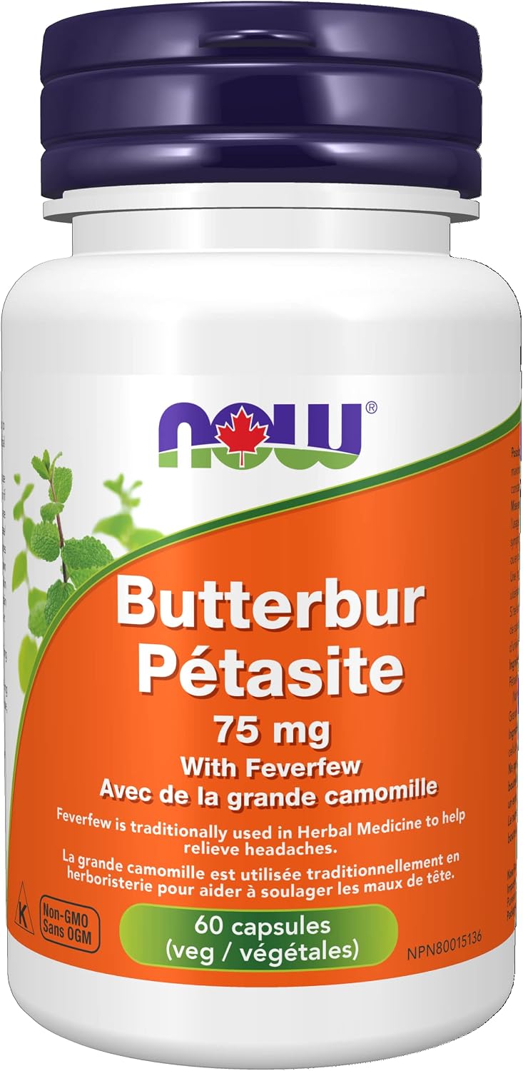 Now Butterbur Extract 75mg, 60 Veg Capsules - görsel 1