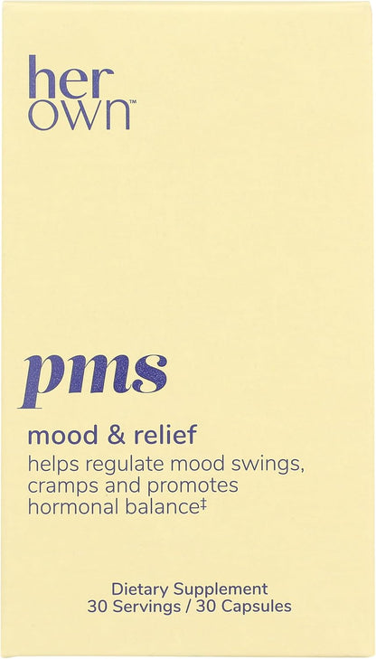 Her Own PMS for Women Food Supplement Capsules, 30 Capsules
