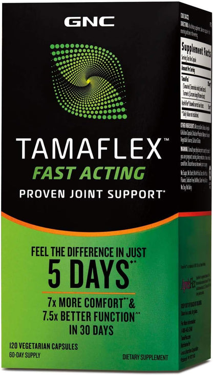 GNC TamaFlex Fast Acting, Joint Support, 60 Vegetarian Capsules