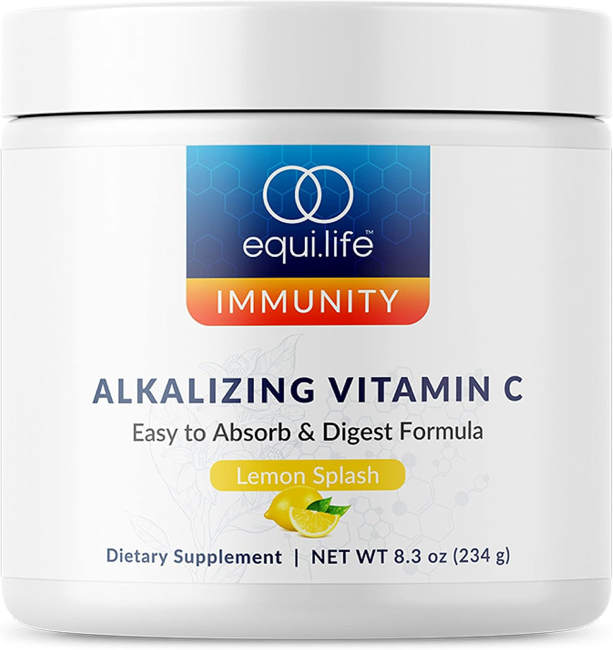 Equilife Alkalising Vitamin C Powder – Lemon Splash – 2500 mg per Serving - görsel 1