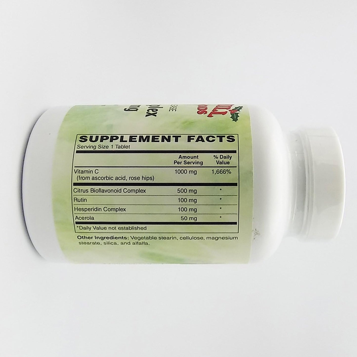 Holly Hill Health Foods, Ultra Complex C 1000 mg, Vegetarian, 100 Tablets - görsel 2