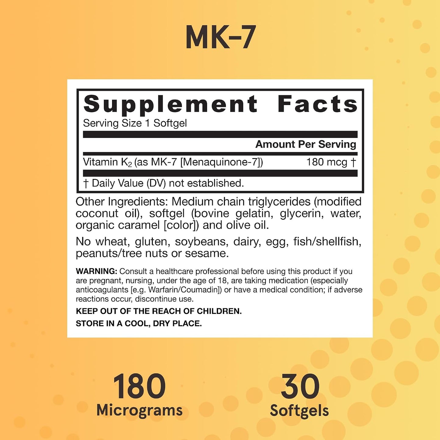 Jarrow Formulae MK-7 90 mcg – Bioactive Vitamin K2 for Bone Health (30 Softgels) - görsel 6