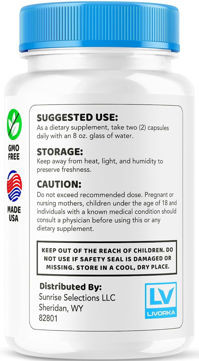 LIVORKA Bazopril Capsules – Blood Balance Support Formula, 2-Month Supply (120 Capsules) - görsel 7