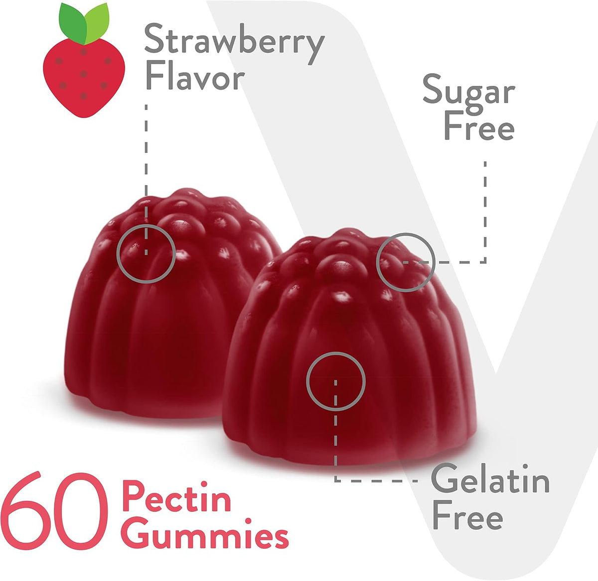 Viteey Vitamin B12 Gummies for Adults and Teens 1000mcg, Sugar Free - görsel 3