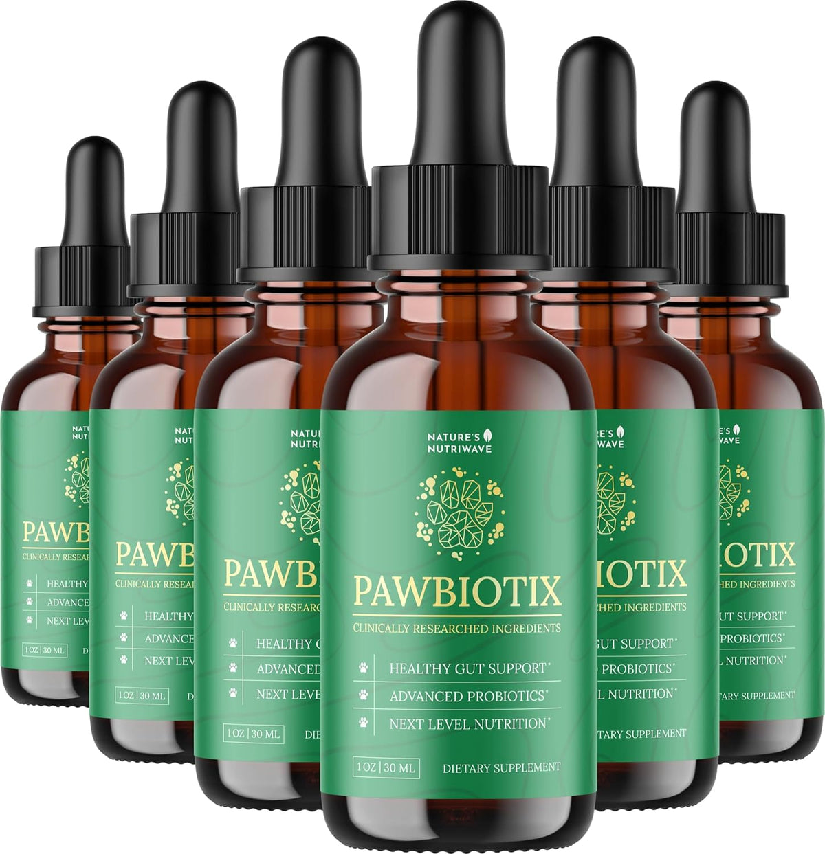 Pawbiotix Liquid Probiotics for Dogs – 30ml, 6 Month Supply | Natural Digestive Support - görsel 1