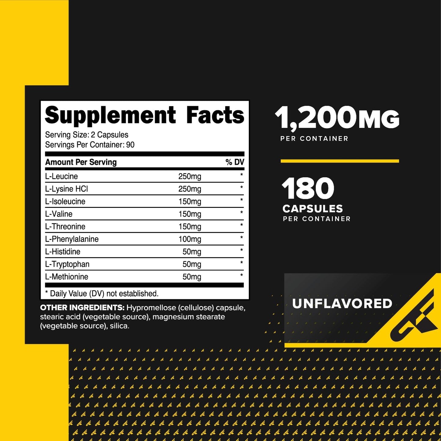 Primaforce EAA Capsules 1200mg, 180 Capsules, 90 Servings - görsel 2