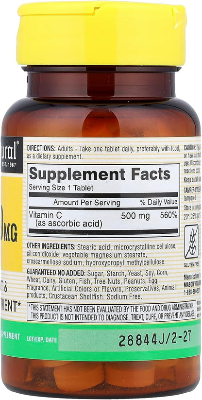 Mason Natural C 500 mg - 100 Tablets