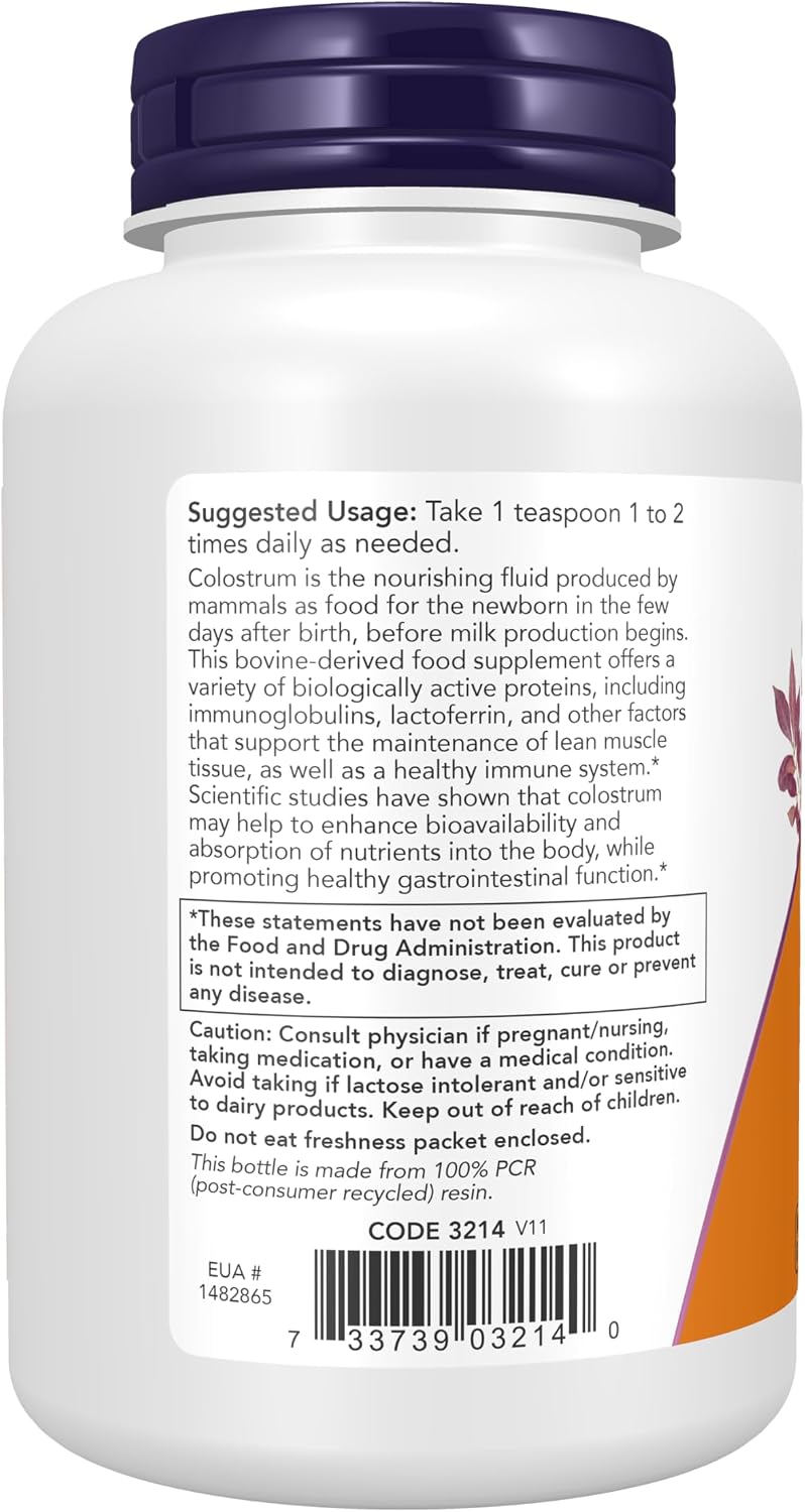 NOW Foods Colostrum Powder, 85 g - görsel 3