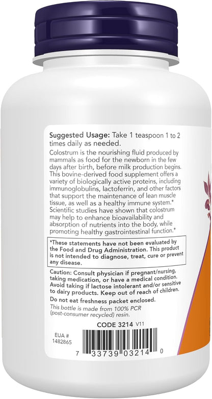 NOW Foods Colostrum Powder, 85 g