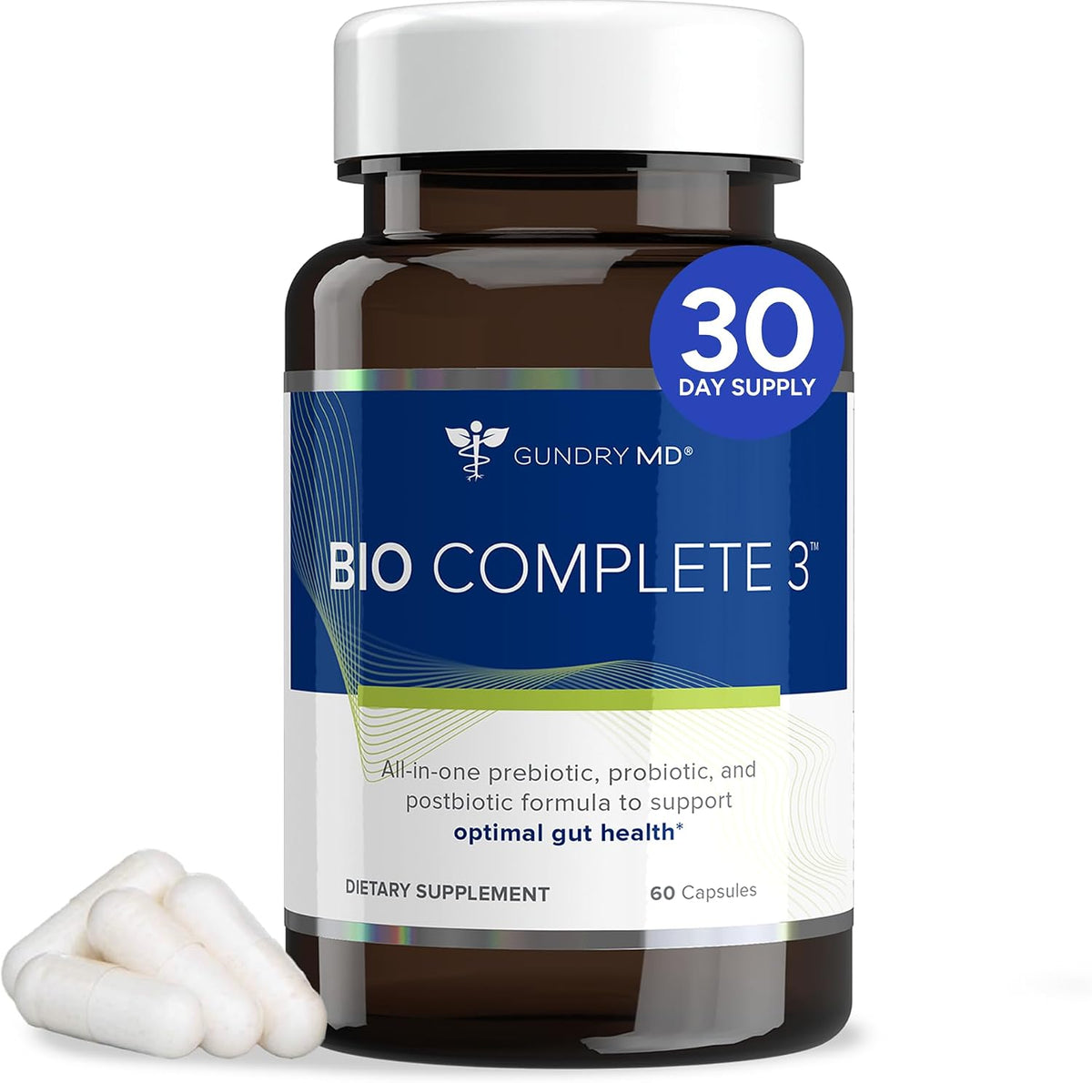 Gundry MD® Bio Complete 3 – Prebiotic, Probiotic, Postbiotic to Support Optimum Digestive Health, 90 Day Supply - görsel 10