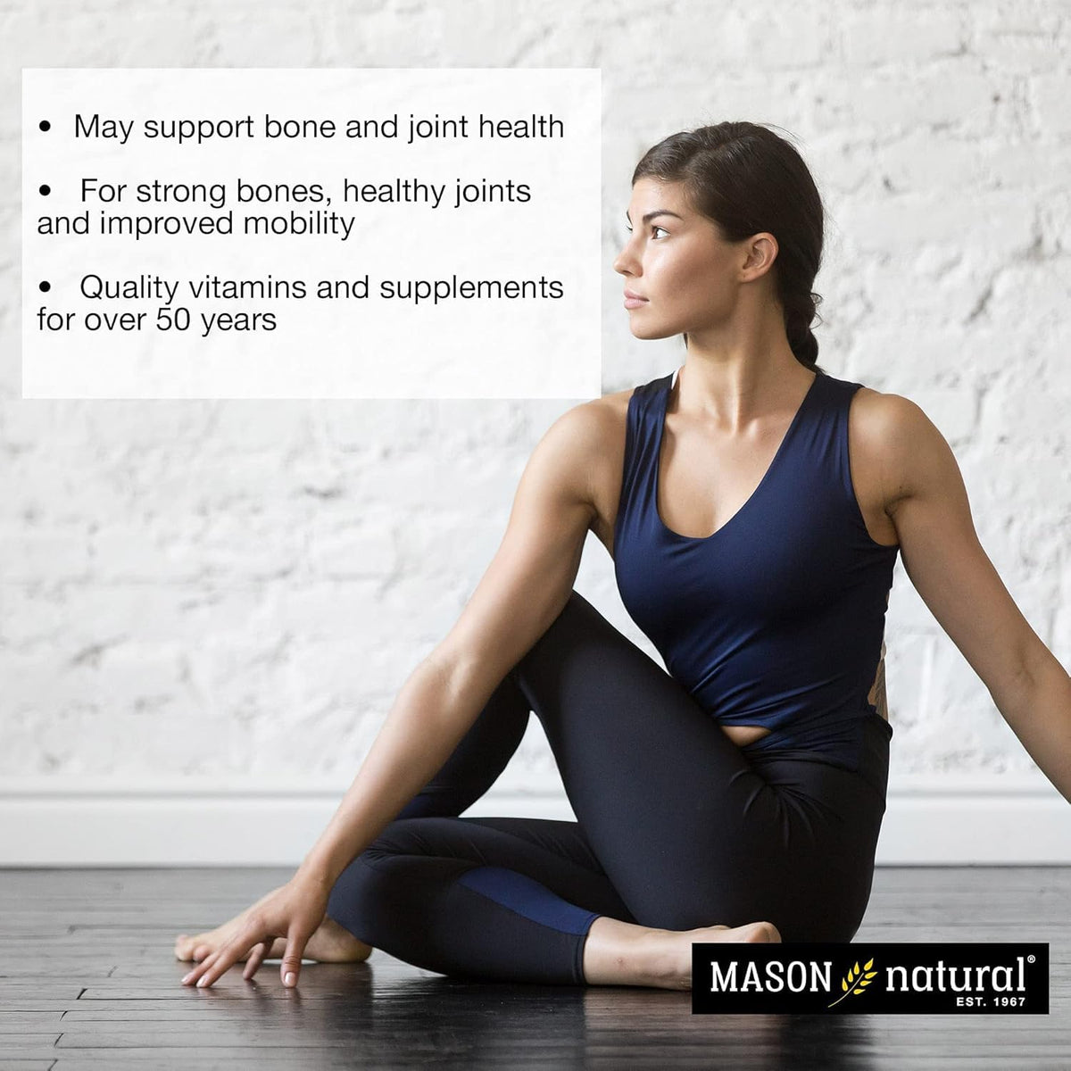 MASON NATURAL Vitamin D3 250 mcg (10,000 IU) – Supports Overall Health, Strengthens Bones and Muscles, from Corn Oil, 60 Softgels - görsel 6