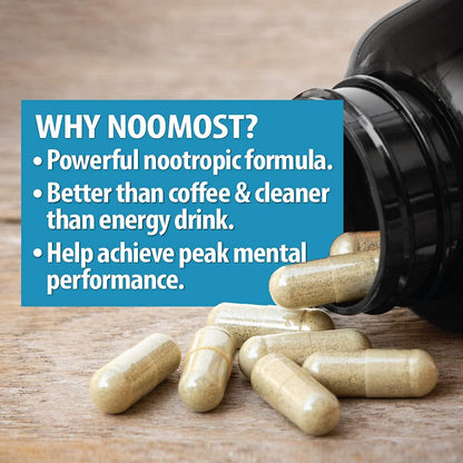 NooMost Brain Booster Supplement - Focus, Memory and Clarity Support