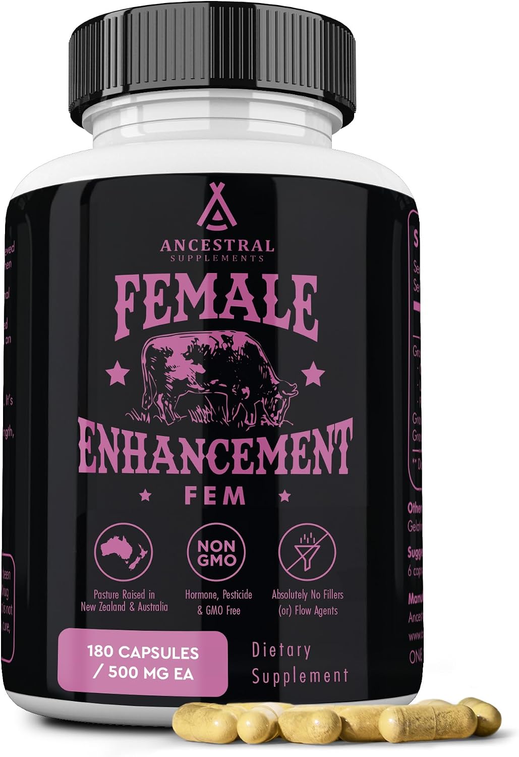 Ancestral Supplements Grass-Fed Beef Organ Supplement – Whole Body Wellness Blend, 180 Capsules - görsel 9